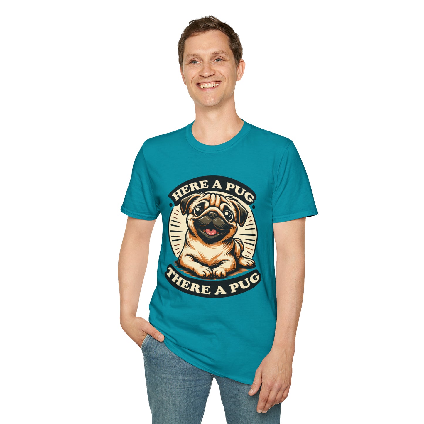 Here a Pug Softstyle T-Shirt