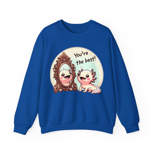 Axolotl You're the Best Crewneck Sweatshirt