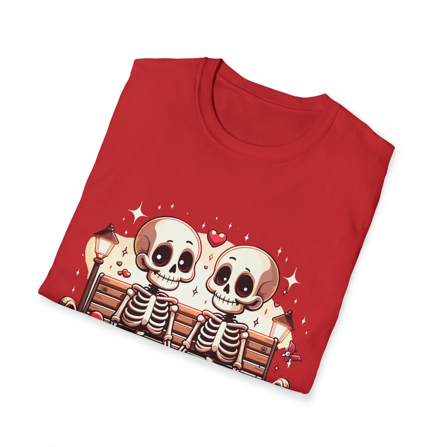 Skeletons in Love Softstyle T-Shirt