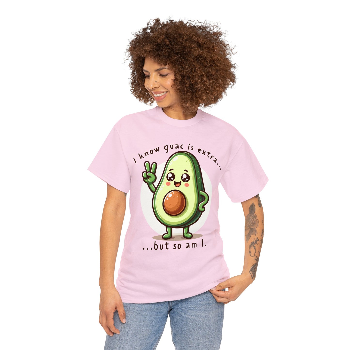 Guac Is Extra Unisex Heavy Cotton Tee