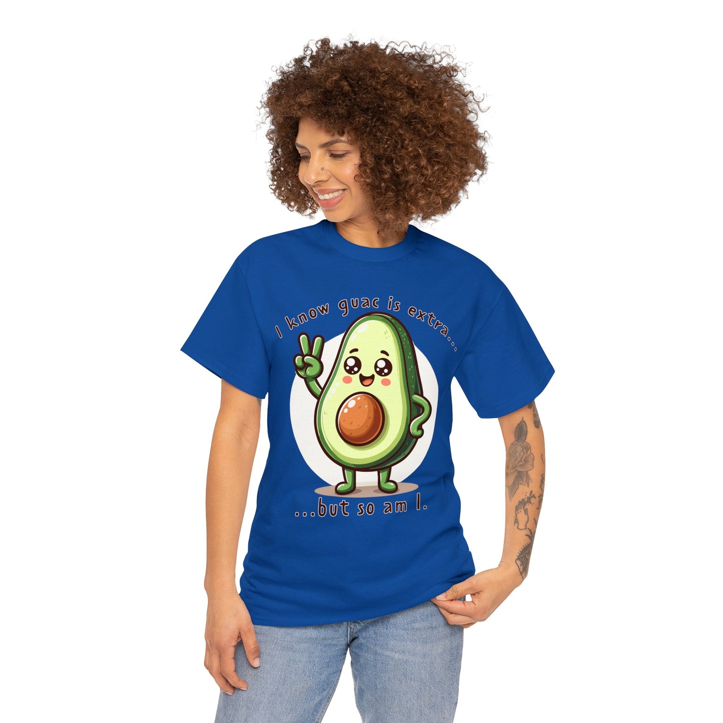 Guac Is Extra Unisex Heavy Cotton Tee