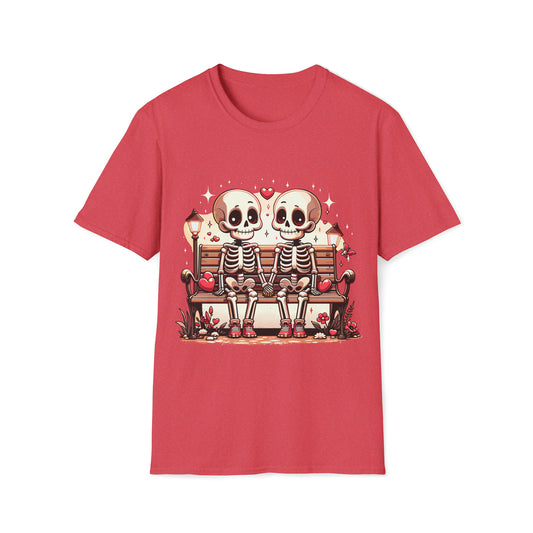 Skeletons in Love Softstyle T-Shirt