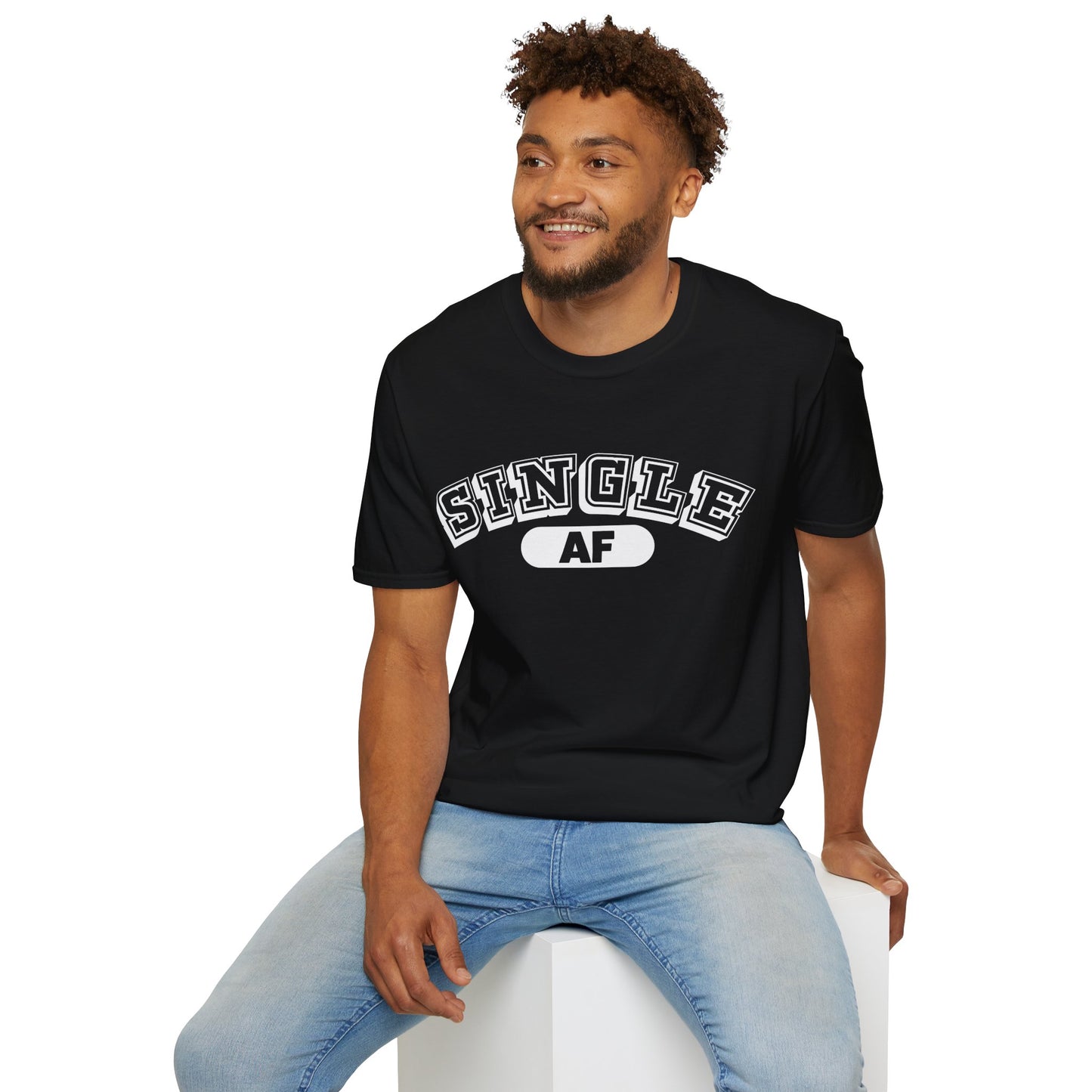 Single AF Valentines Softstyle T-Shirt