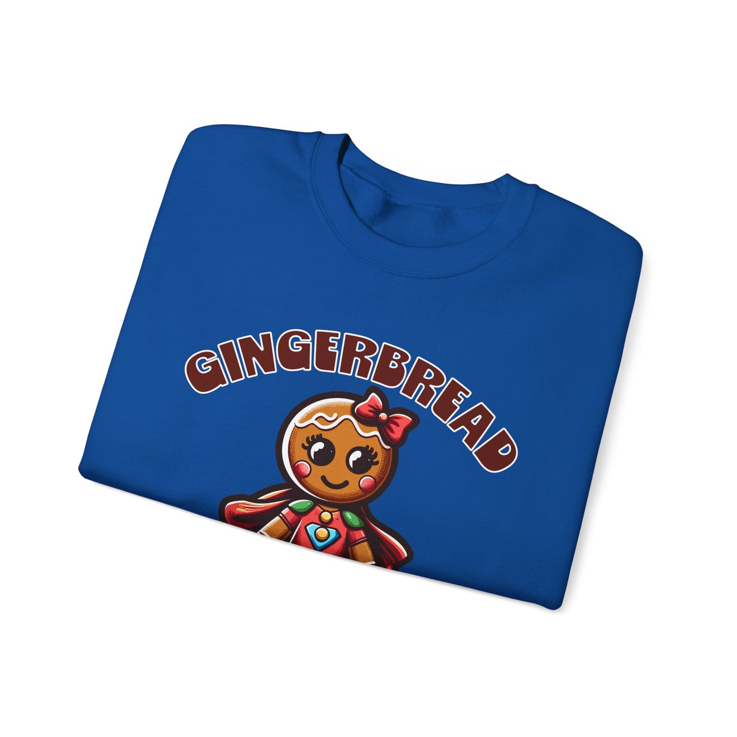 Gingerbread Girl Power Crewneck Sweatshirt