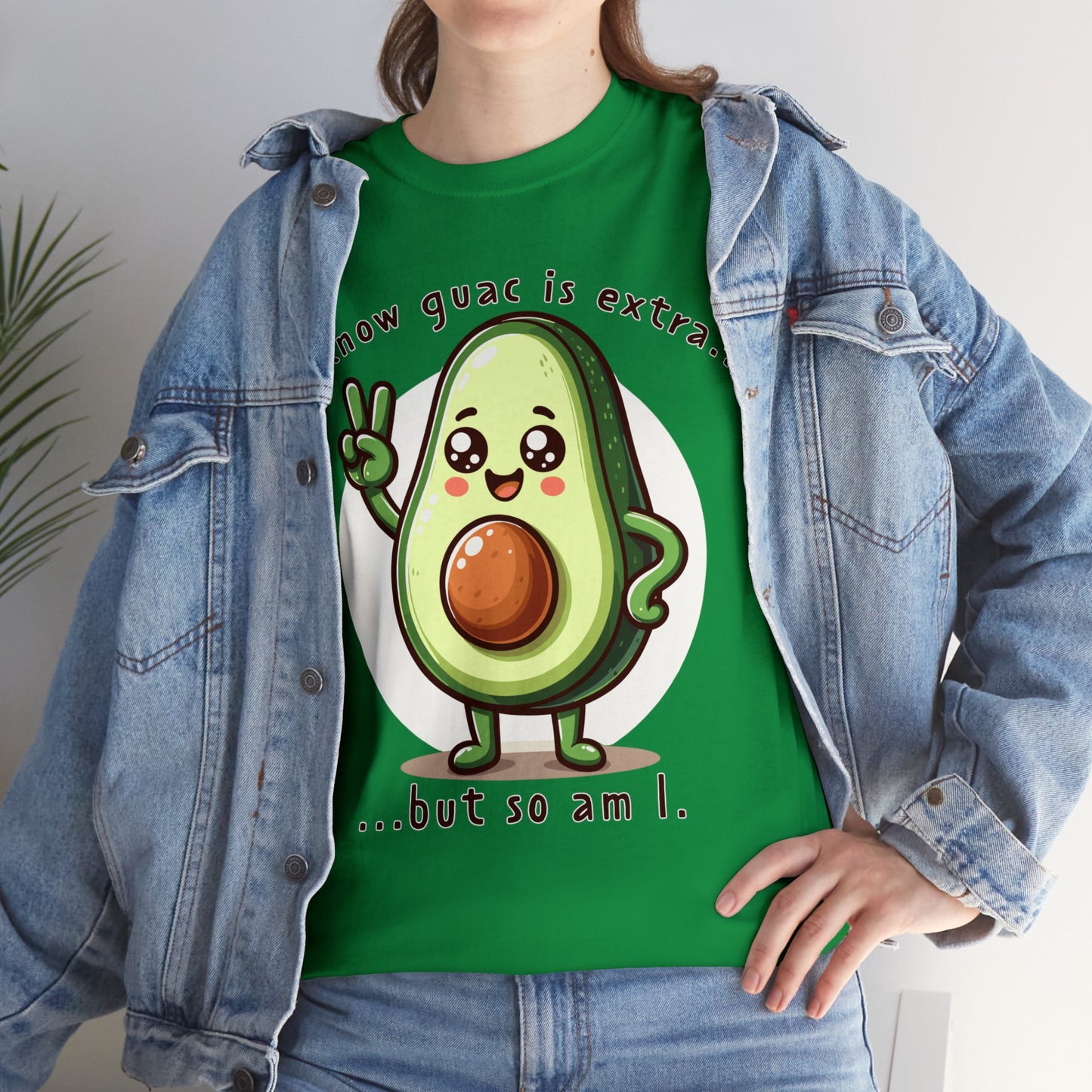 Guac Is Extra Unisex Heavy Cotton Tee