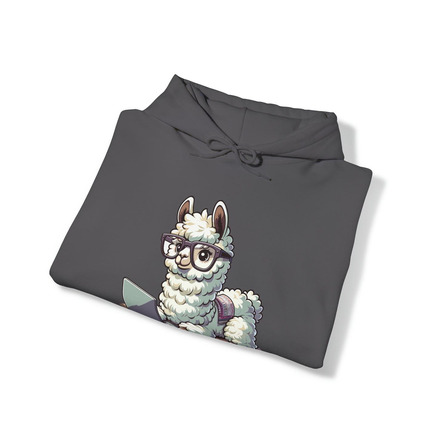 Laptop Llama Hooded Sweatshirt