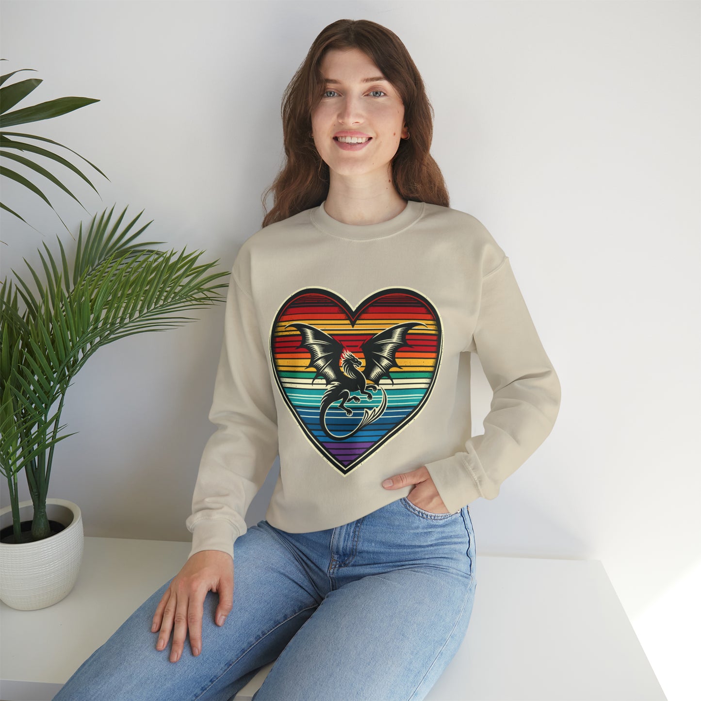 Dragon Heart Crewneck Sweatshirt