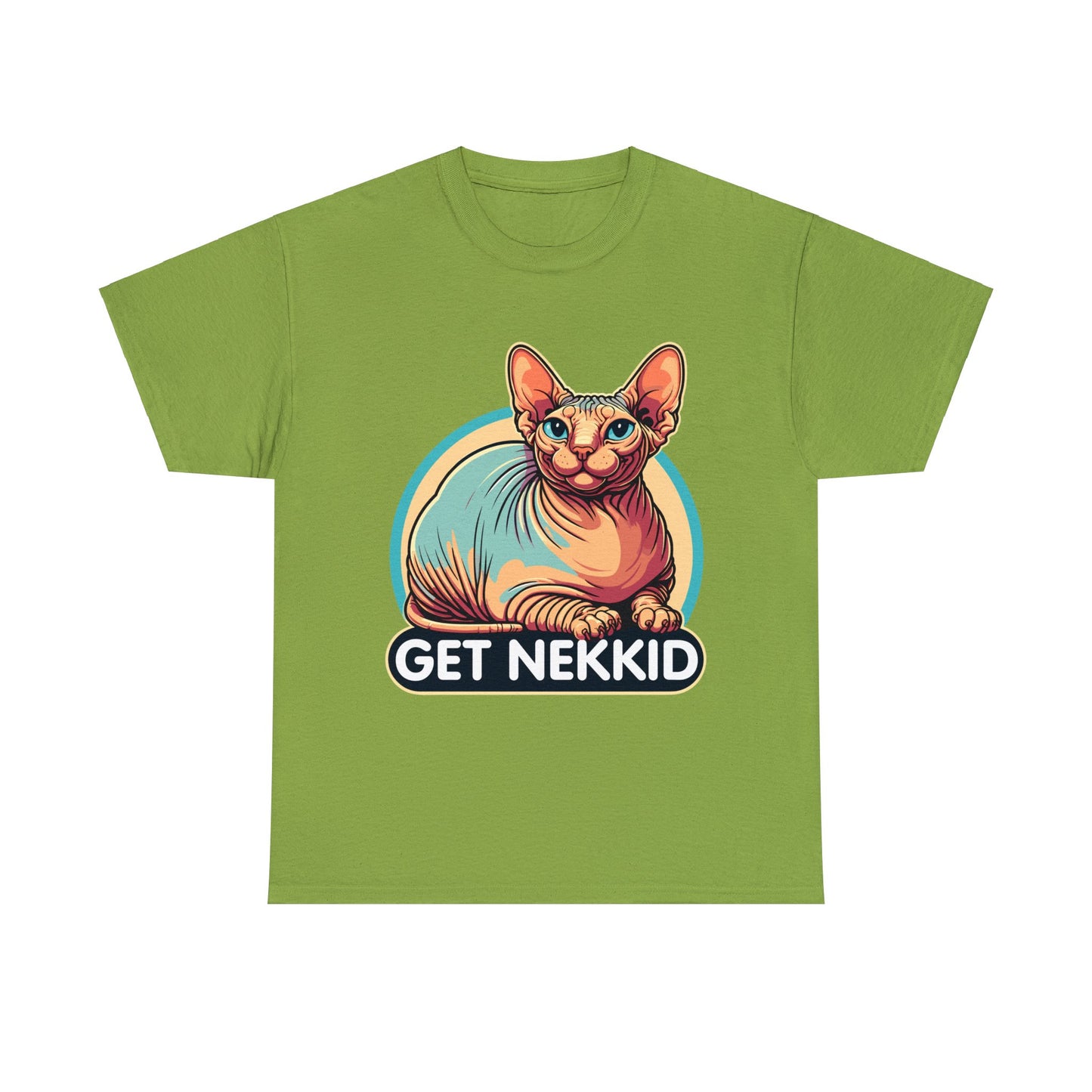 Get Nekkid Sphynx Heavy Cotton Tee