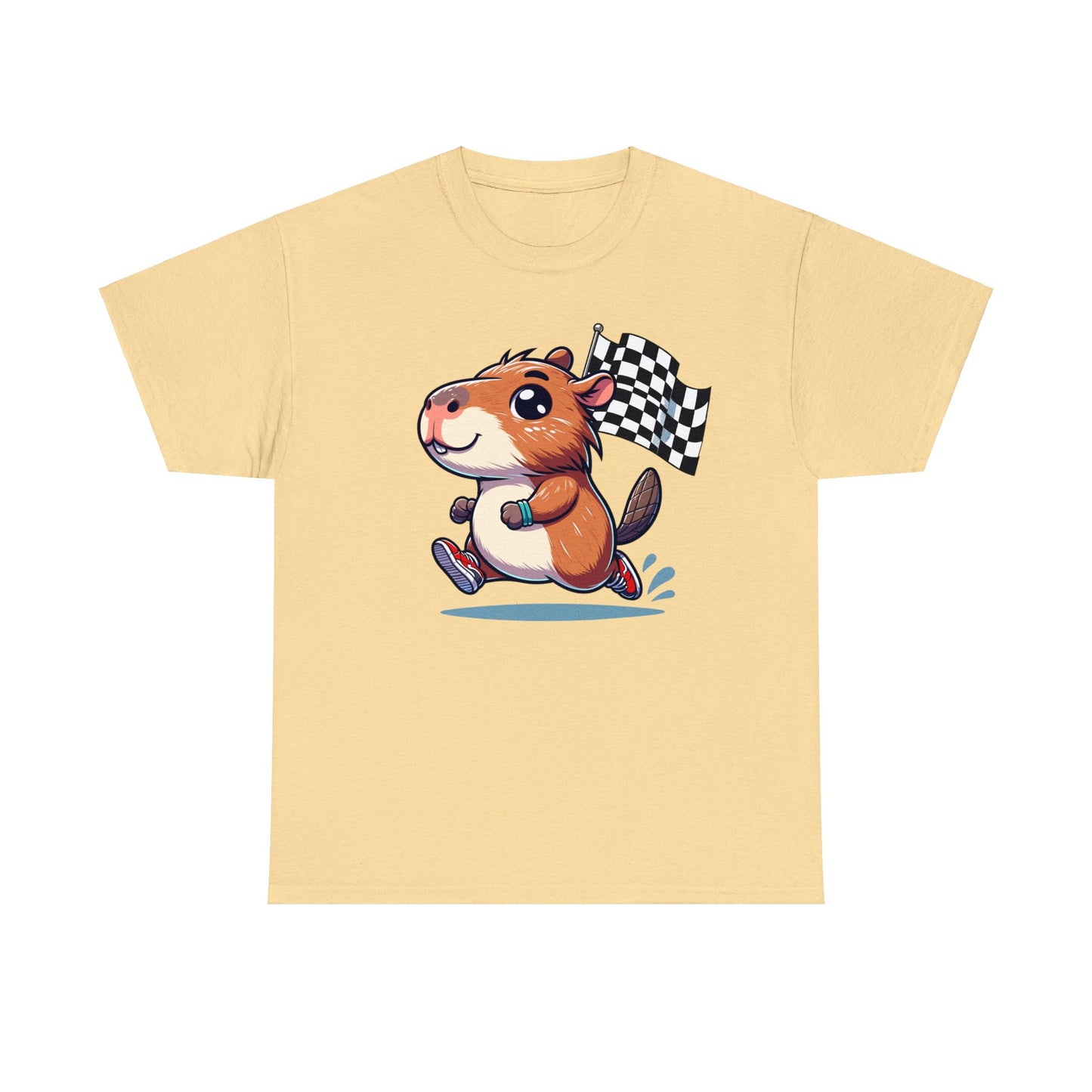 Capybara Never Did Come in Last Heavy Cotton Tee