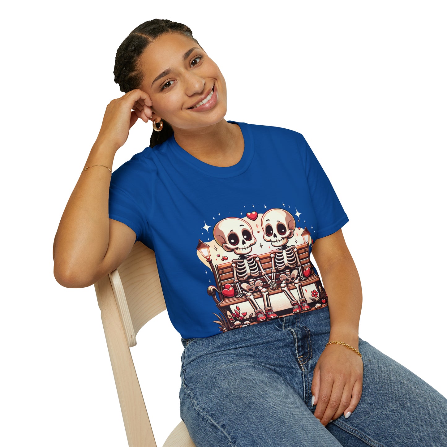 Skeletons in Love Softstyle T-Shirt