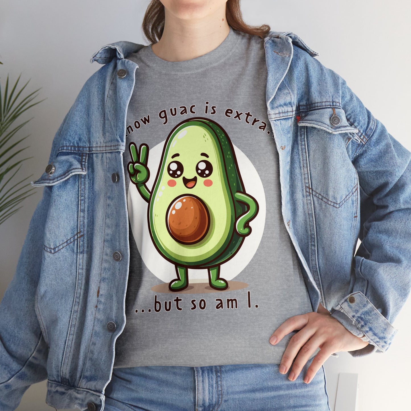 Guac Is Extra Unisex Heavy Cotton Tee