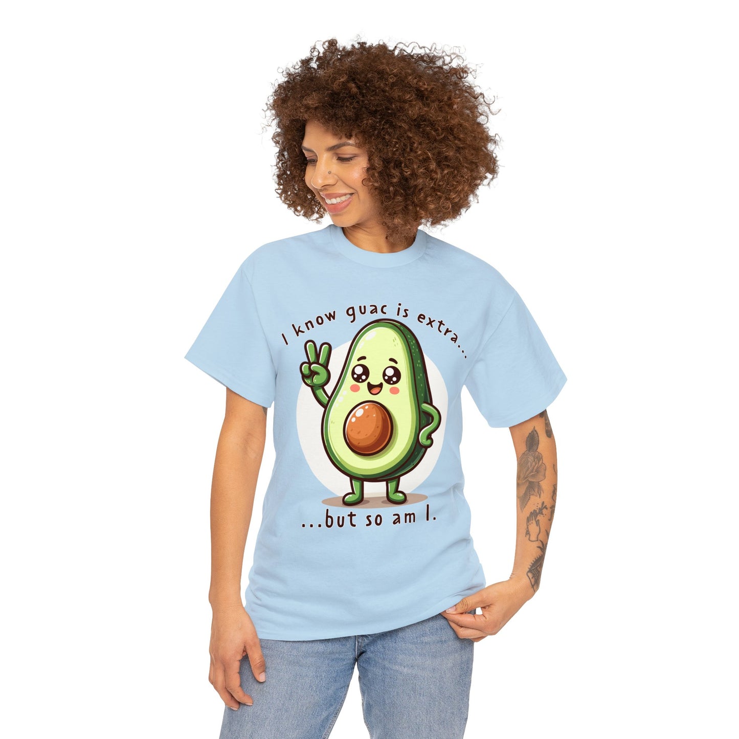 Guac Is Extra Unisex Heavy Cotton Tee