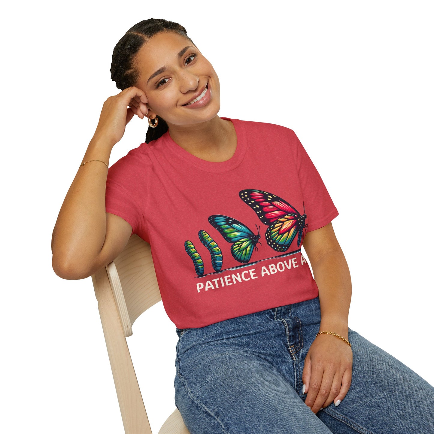 Patience Above All Butterfly Softstyle T-Shirt