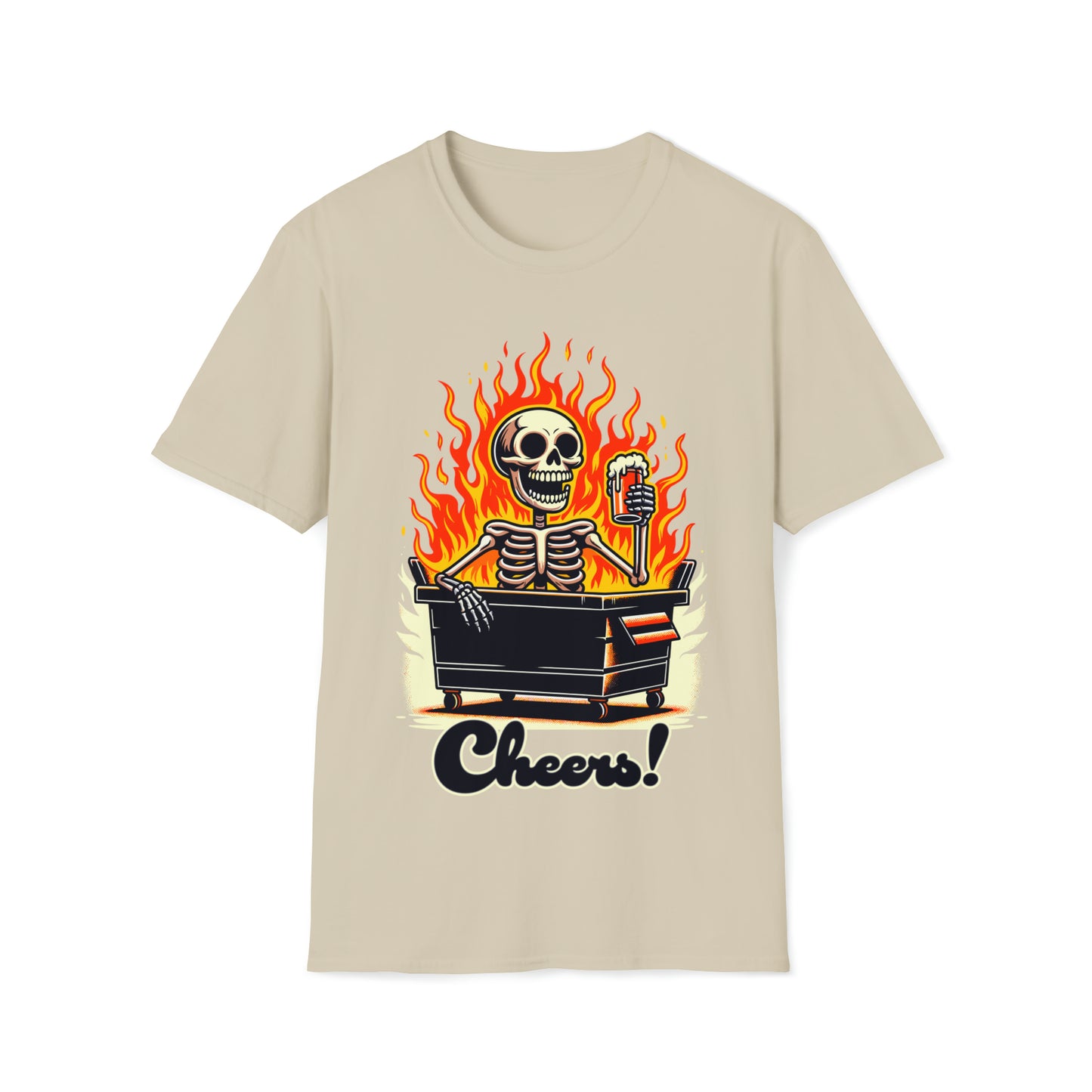 Cheers from the Dumpster Fire Unisex Softstyle T-Shirt