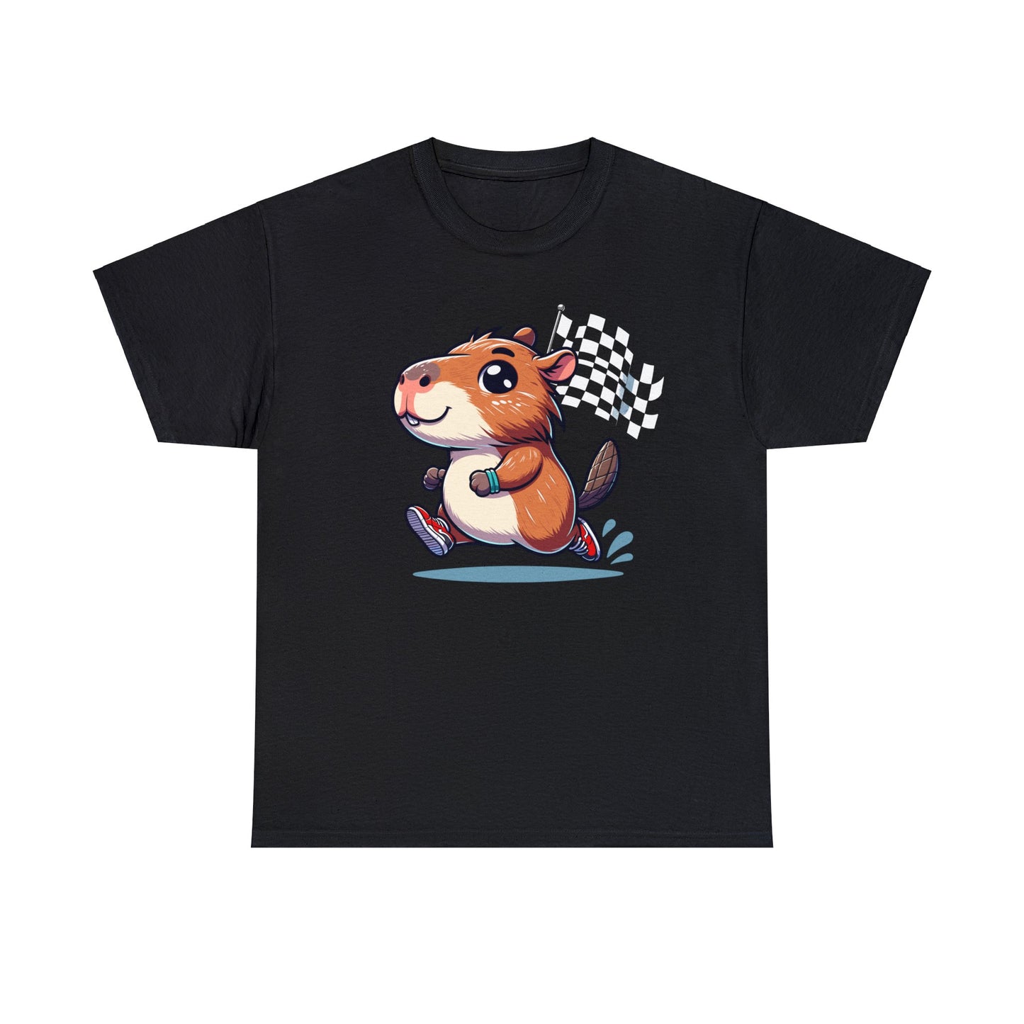 Capybara Never Did Come in Last Heavy Cotton Tee