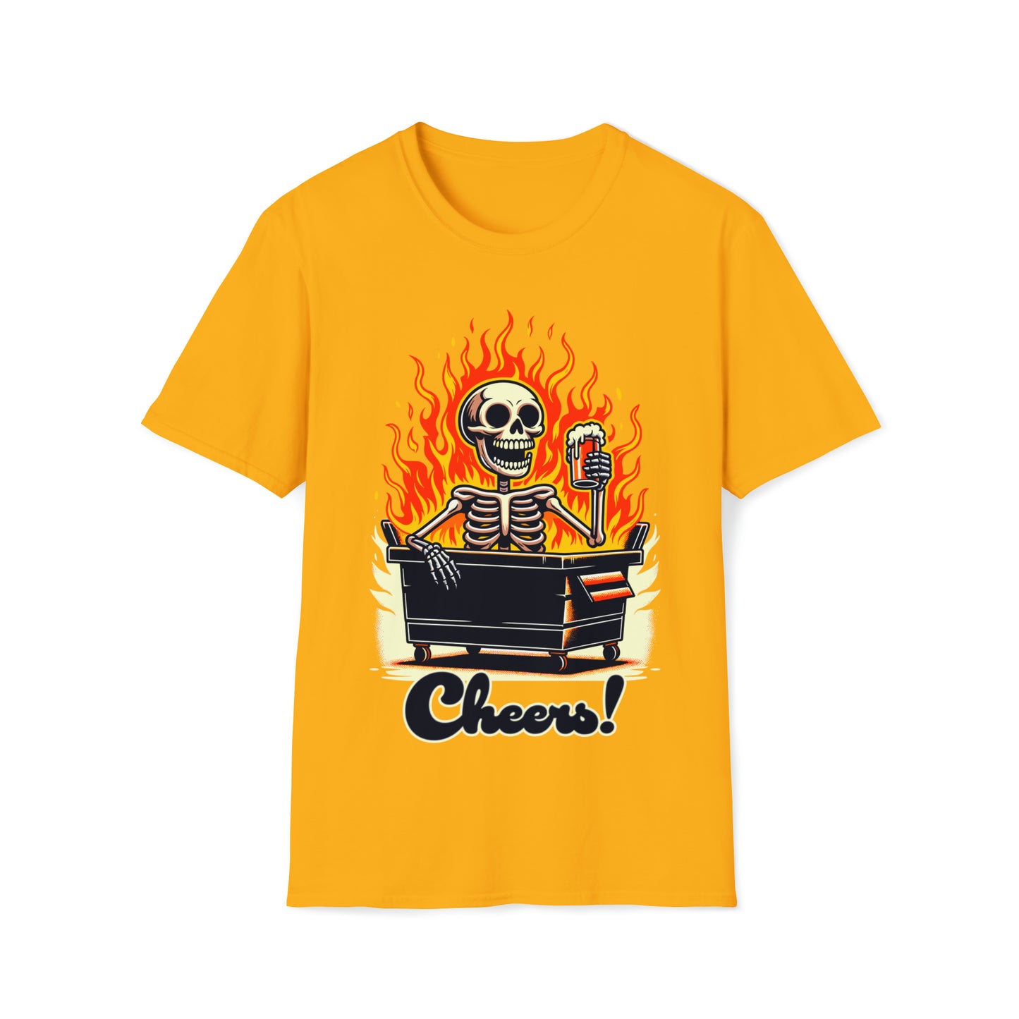 Cheers from the Dumpster Fire Unisex Softstyle T-Shirt