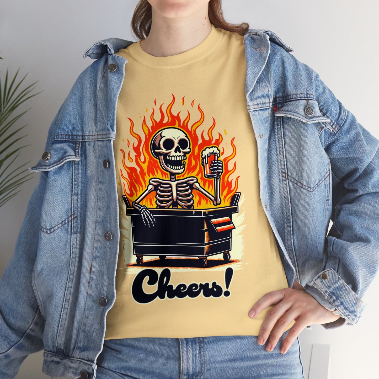 Cheers from the Dumpster Fire Heavy Cotton Tee