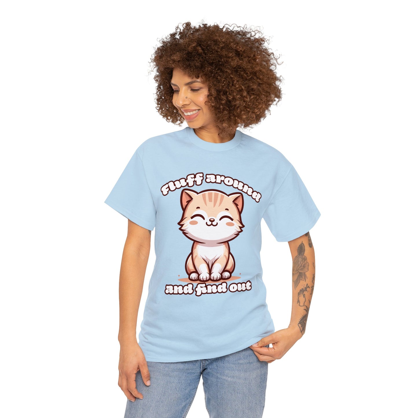 Fluff Around Unisex Heavy Cotton Tee