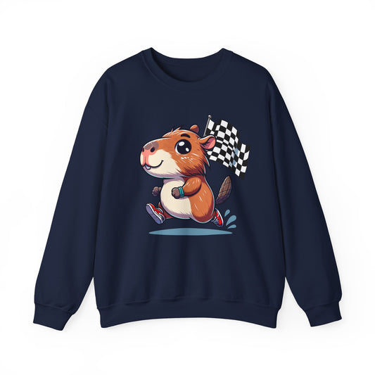 Capybara Never Did Come In Last Crewneck Sweatshirt