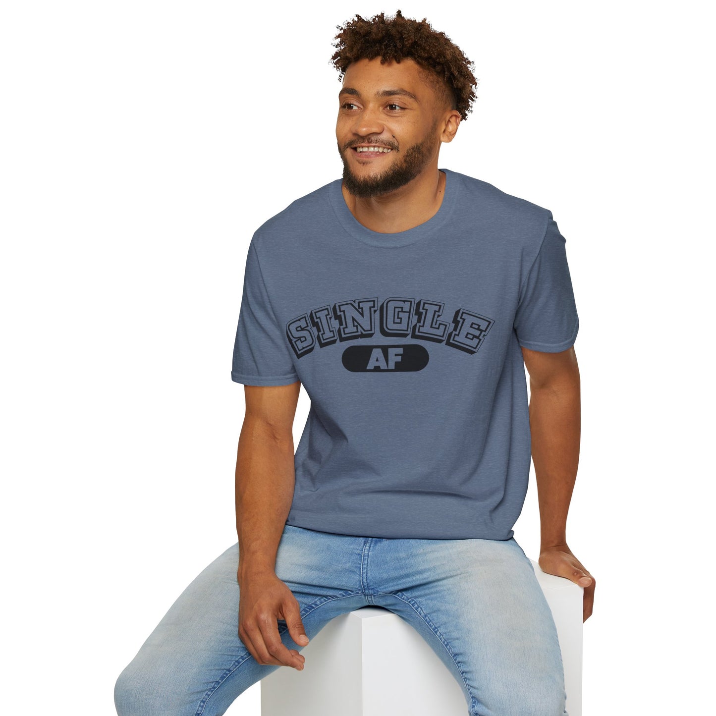 Single AF Valentines Softstyle T-Shirt