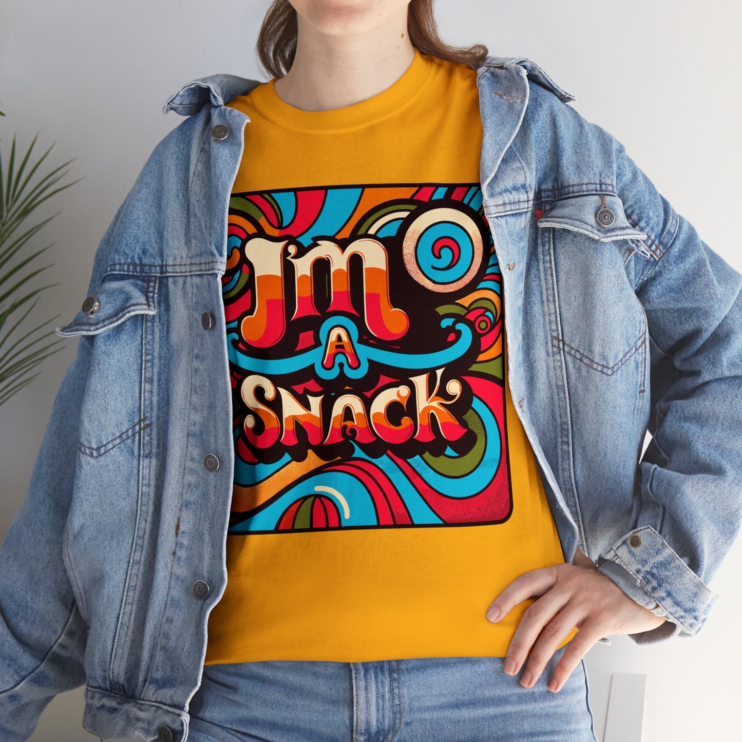 I'm a Snack Unisex Heavy Cotton Tee