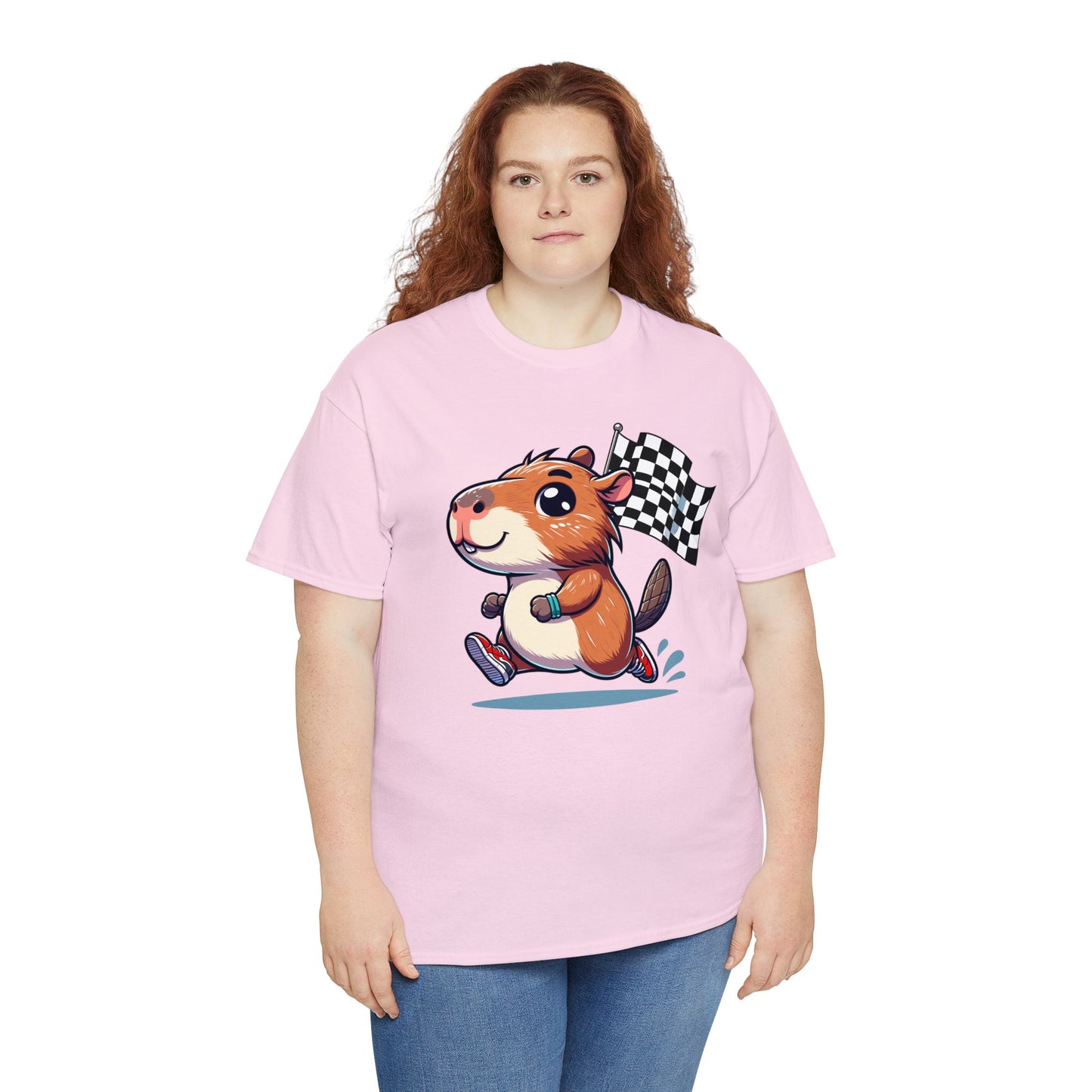 Capybara Never Did Come in Last Heavy Cotton Tee