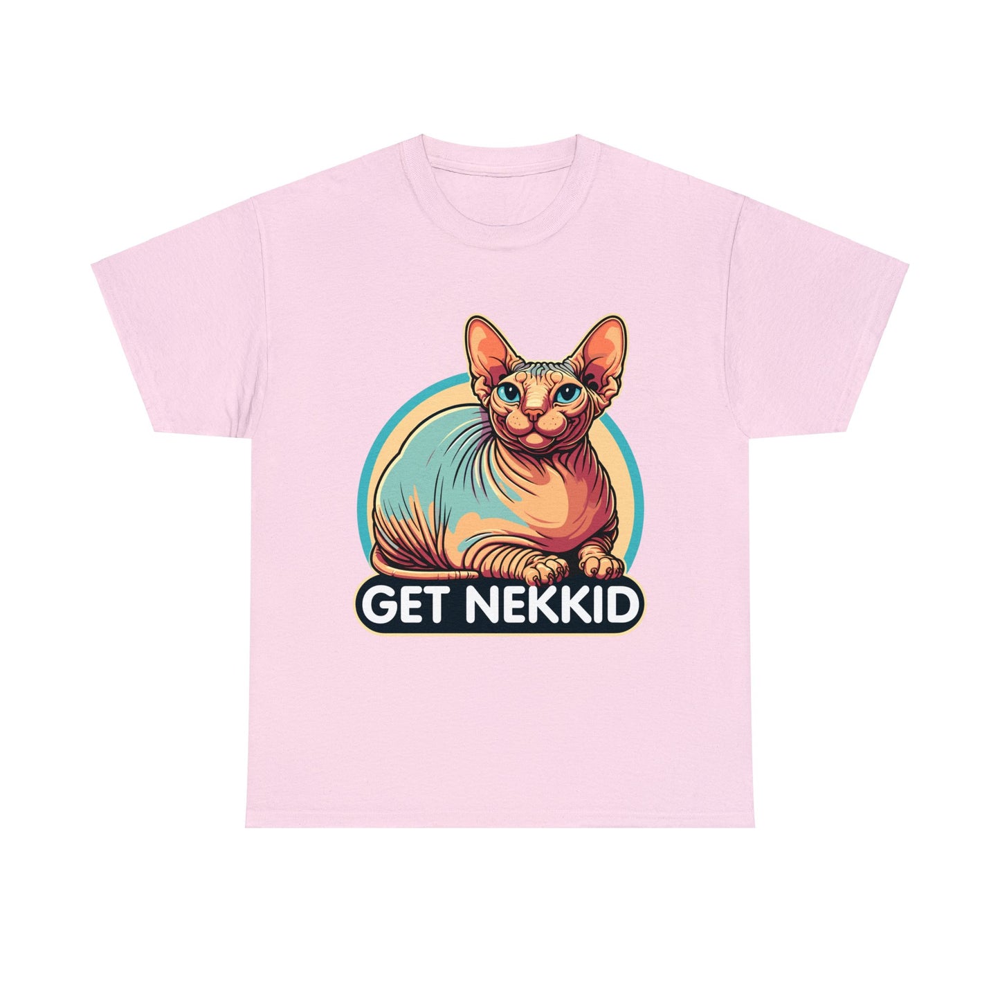 Get Nekkid Sphynx Heavy Cotton Tee