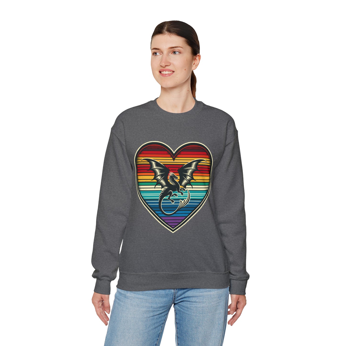 Dragon Heart Crewneck Sweatshirt