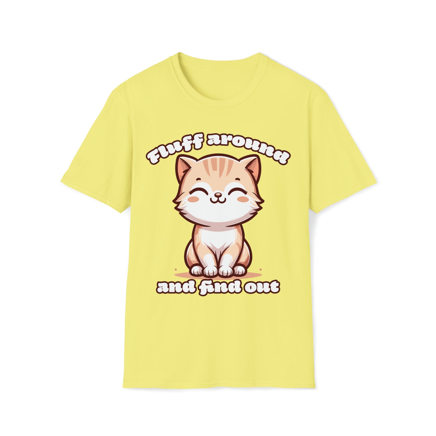 Fluff Around Unisex Softstyle T-Shirt