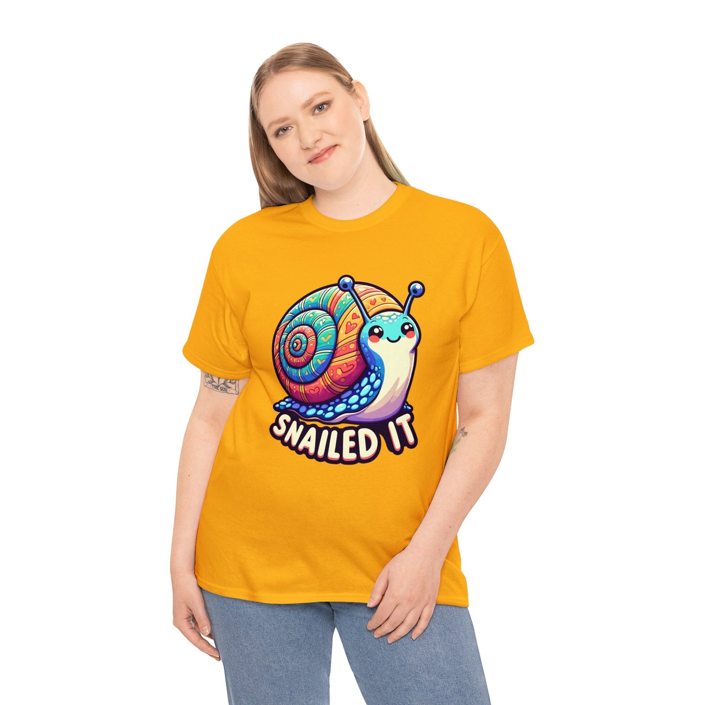 Snailed It Heavy Cotton Tee