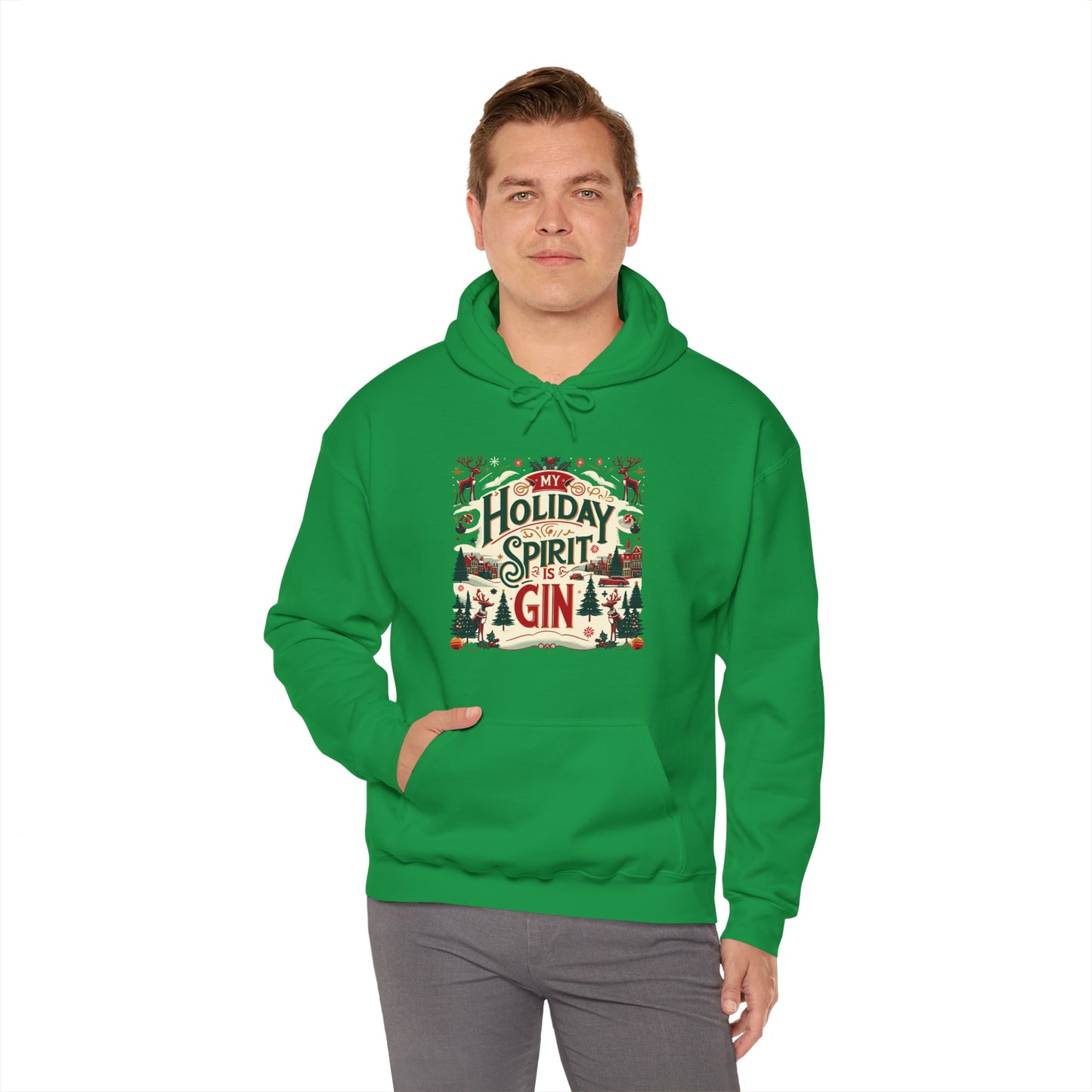 My Holiday Spirit is Gin Hooded Sweatshirt