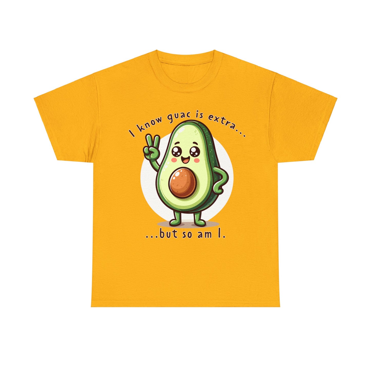 Guac Is Extra Unisex Heavy Cotton Tee