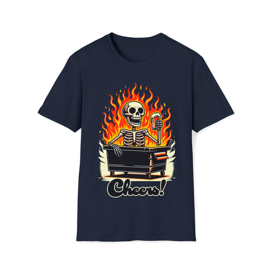 Cheers from the Dumpster Fire Unisex Softstyle T-Shirt