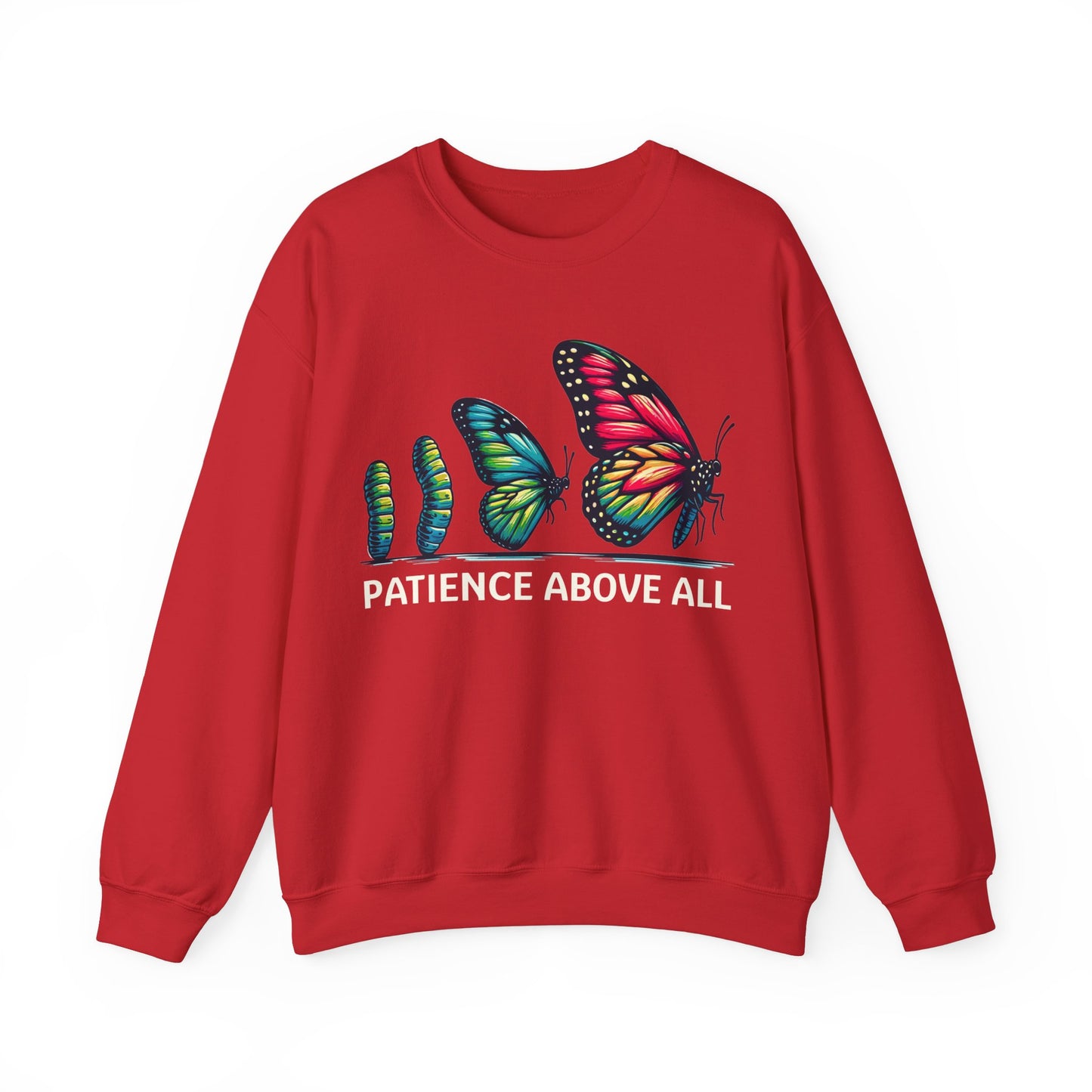 Patience Above All Butterfly Crewneck Sweatshirt