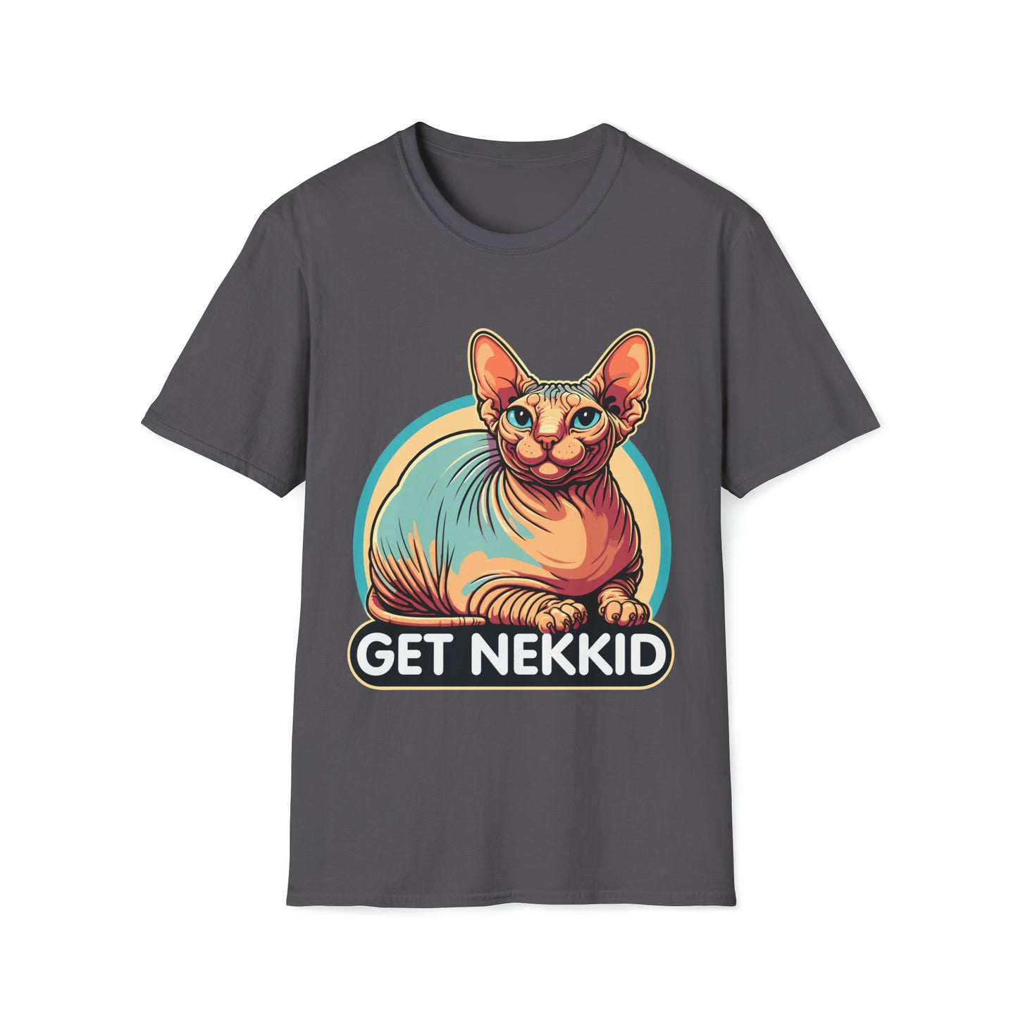 Get Nekkid Sphynx Softstyle T-Shirt