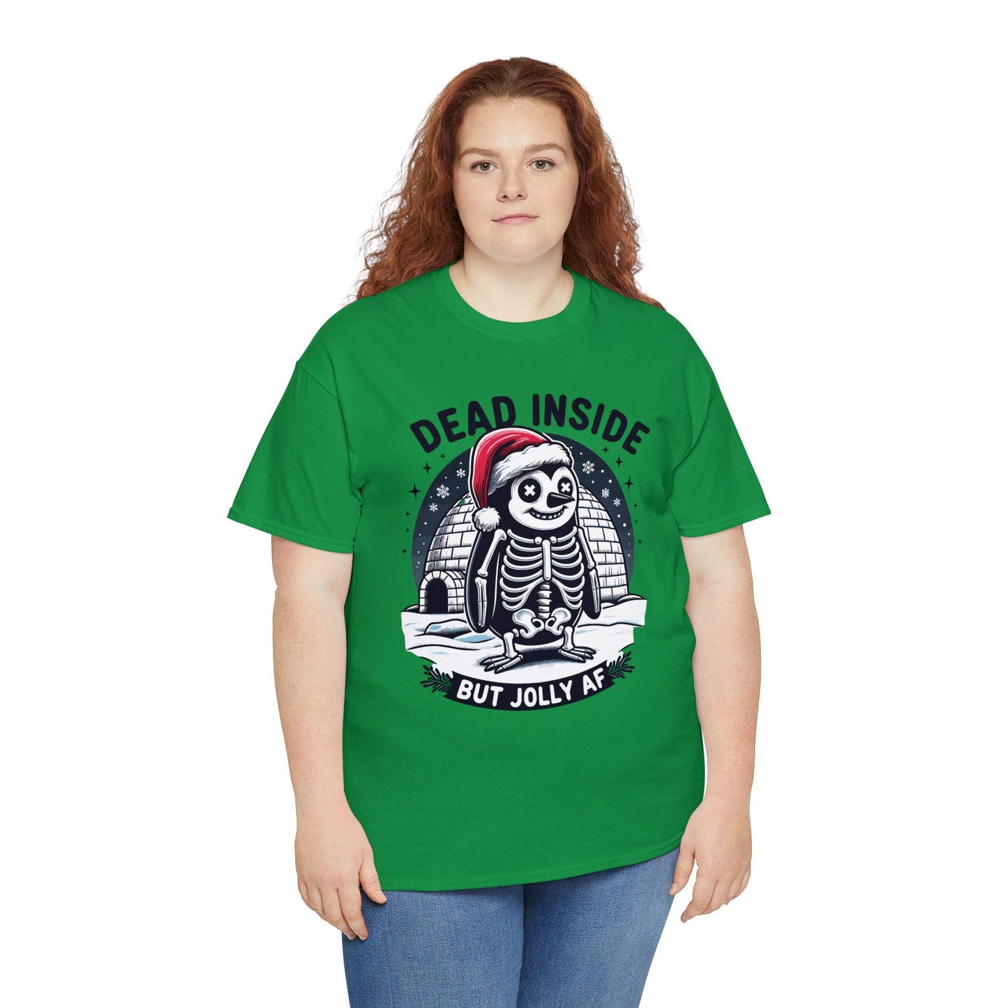 Jolly AF Penguin Unisex Heavy Cotton Tee