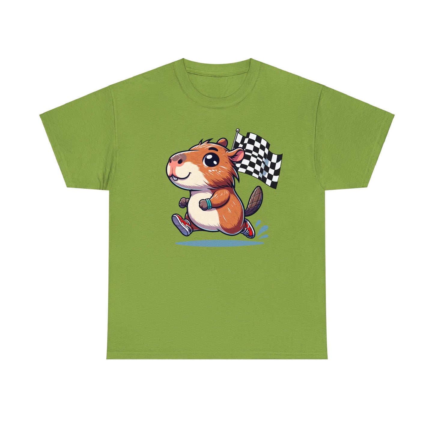 Capybara Never Did Come in Last Heavy Cotton Tee