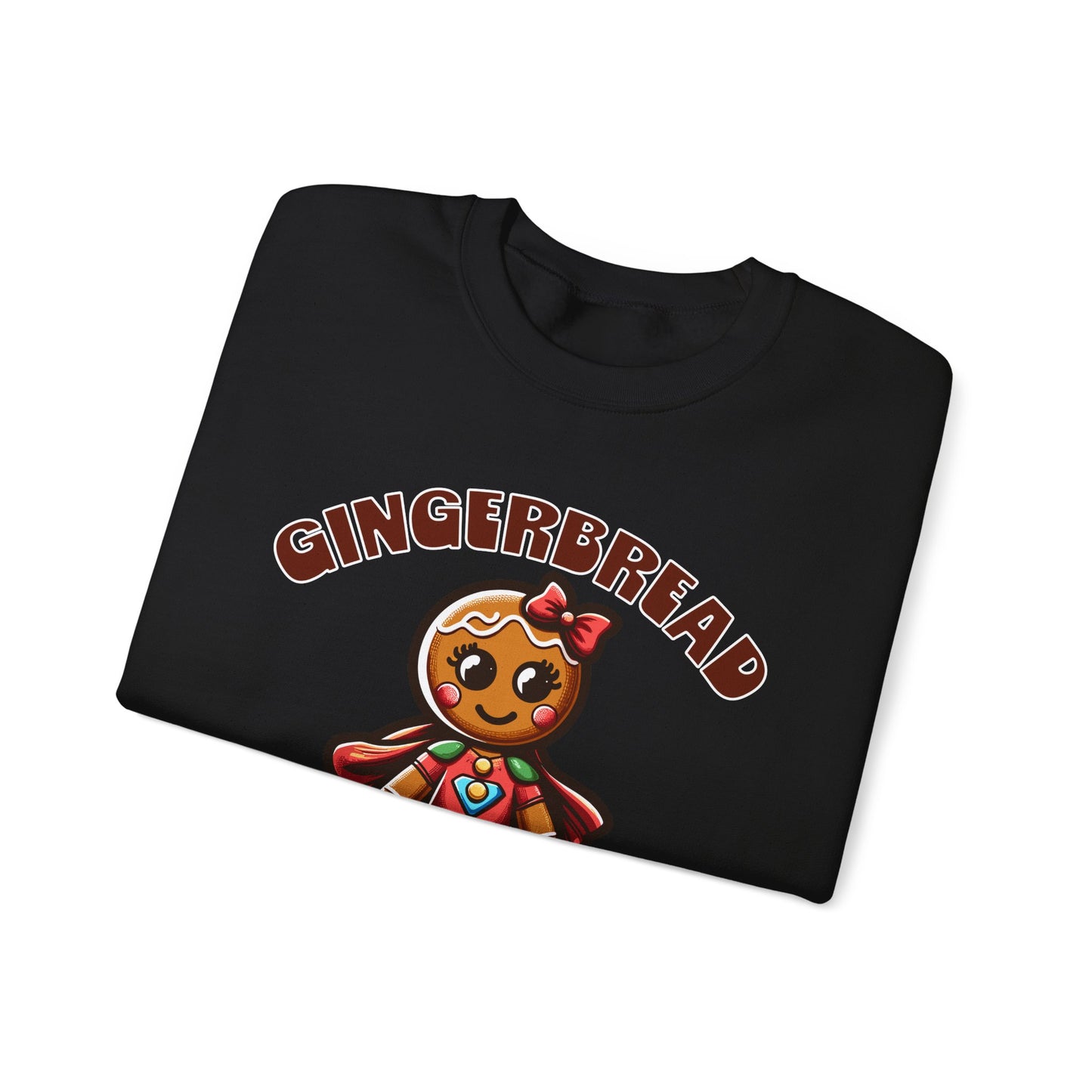 Gingerbread Girl Power Crewneck Sweatshirt