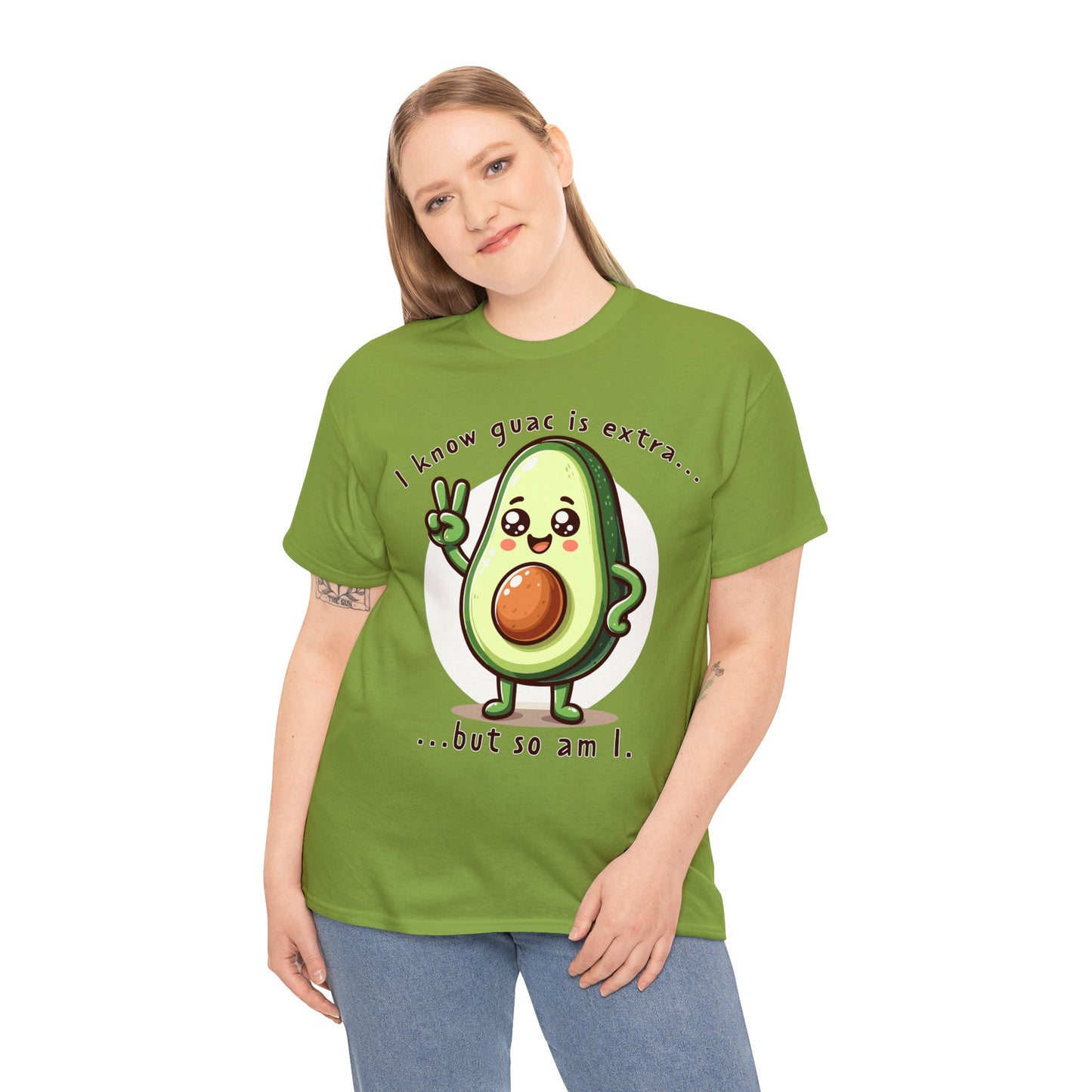 Guac Is Extra Unisex Heavy Cotton Tee