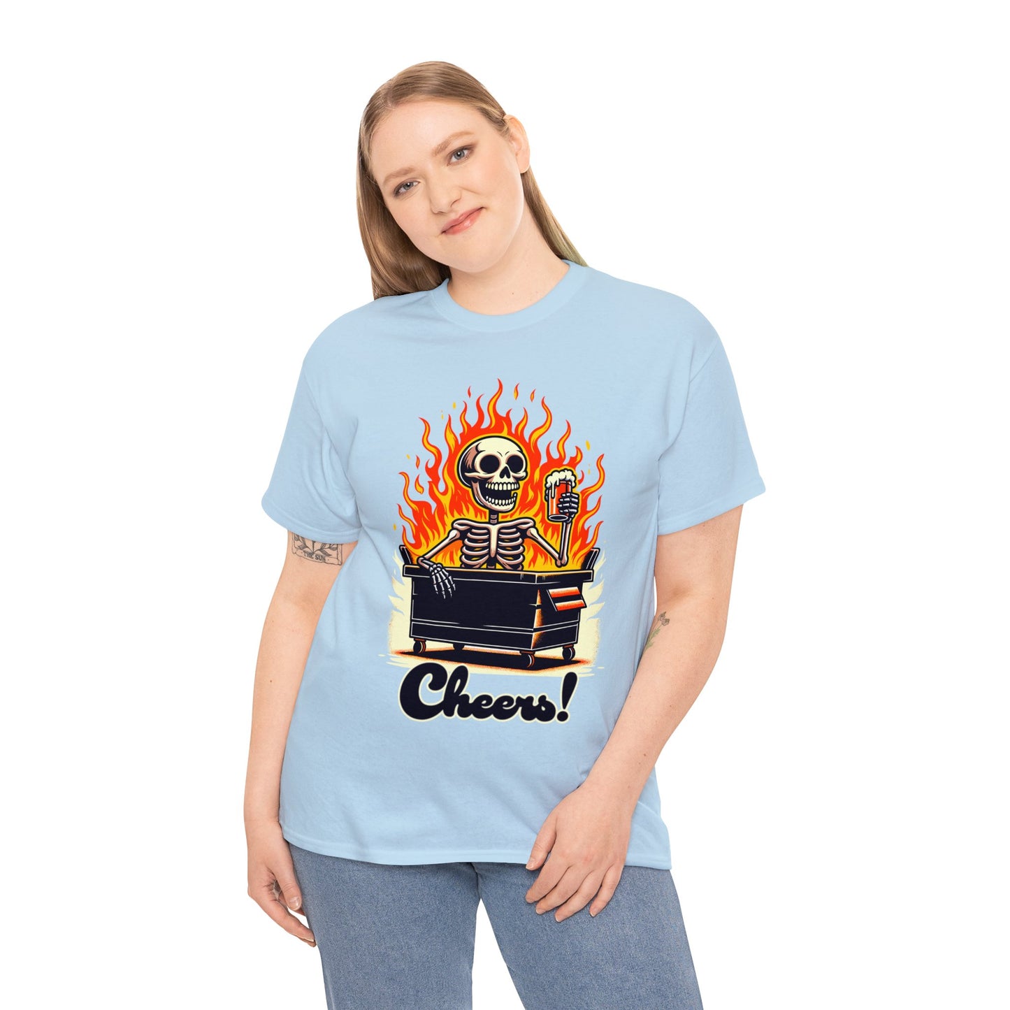 Cheers from the Dumpster Fire Heavy Cotton Tee