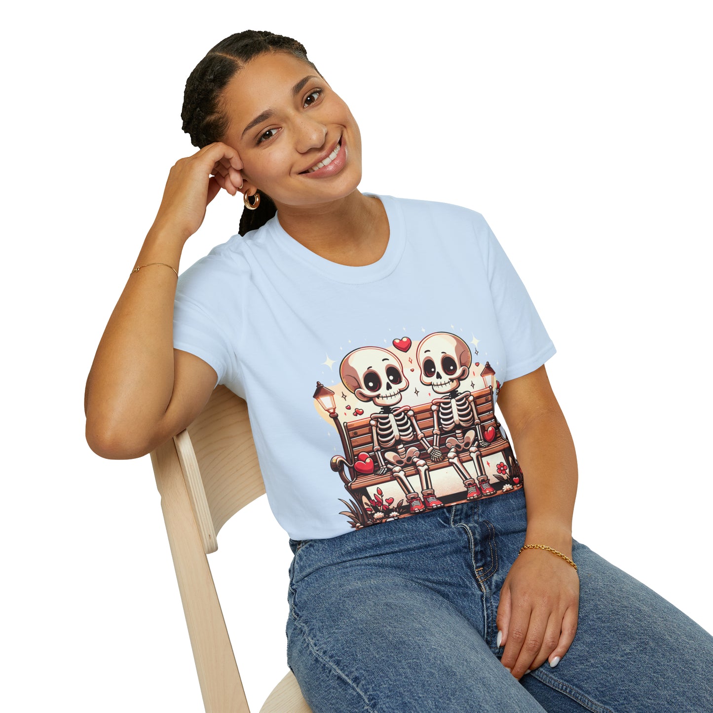 Skeletons in Love Softstyle T-Shirt