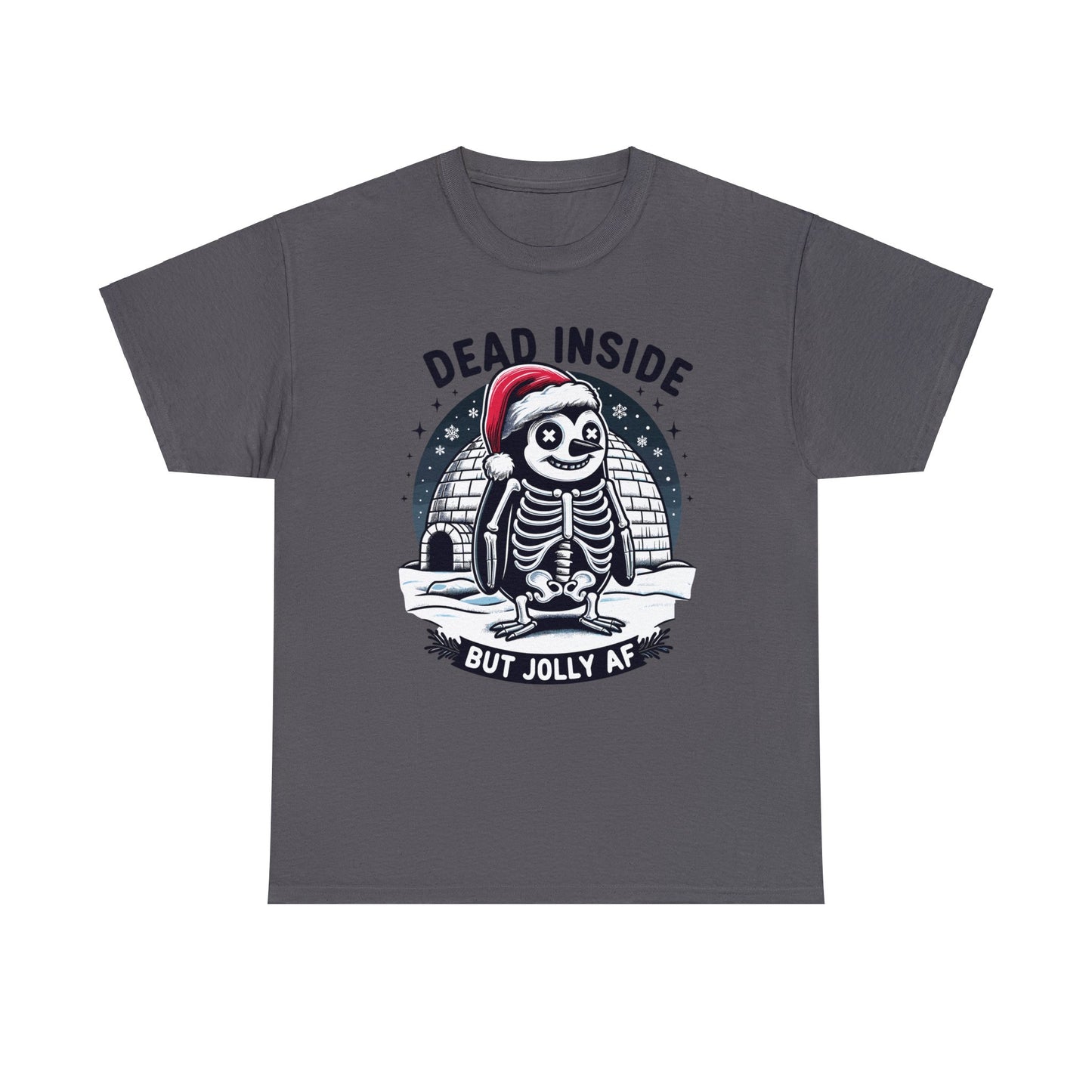 Jolly AF Penguin Unisex Heavy Cotton Tee