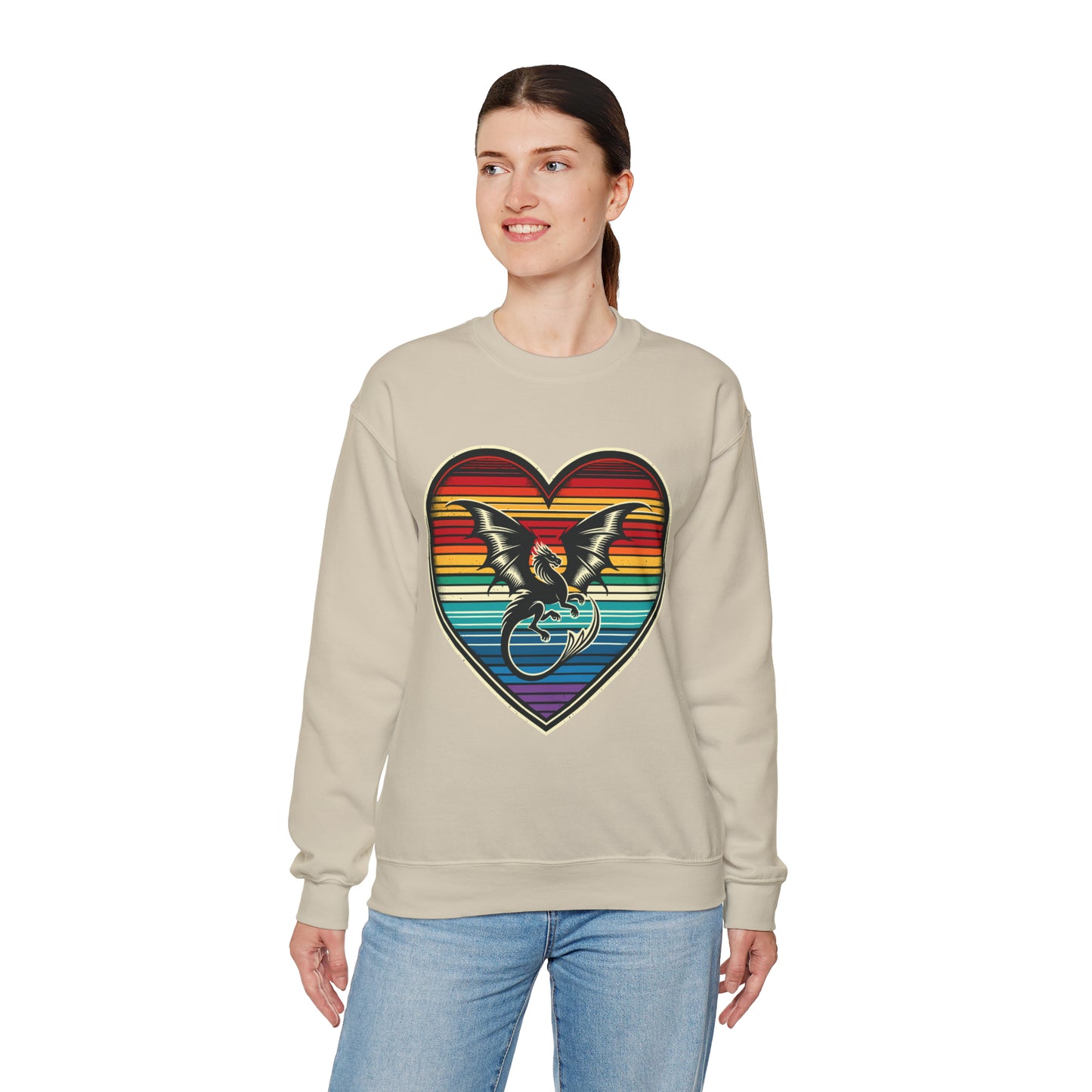 Dragon Heart Crewneck Sweatshirt