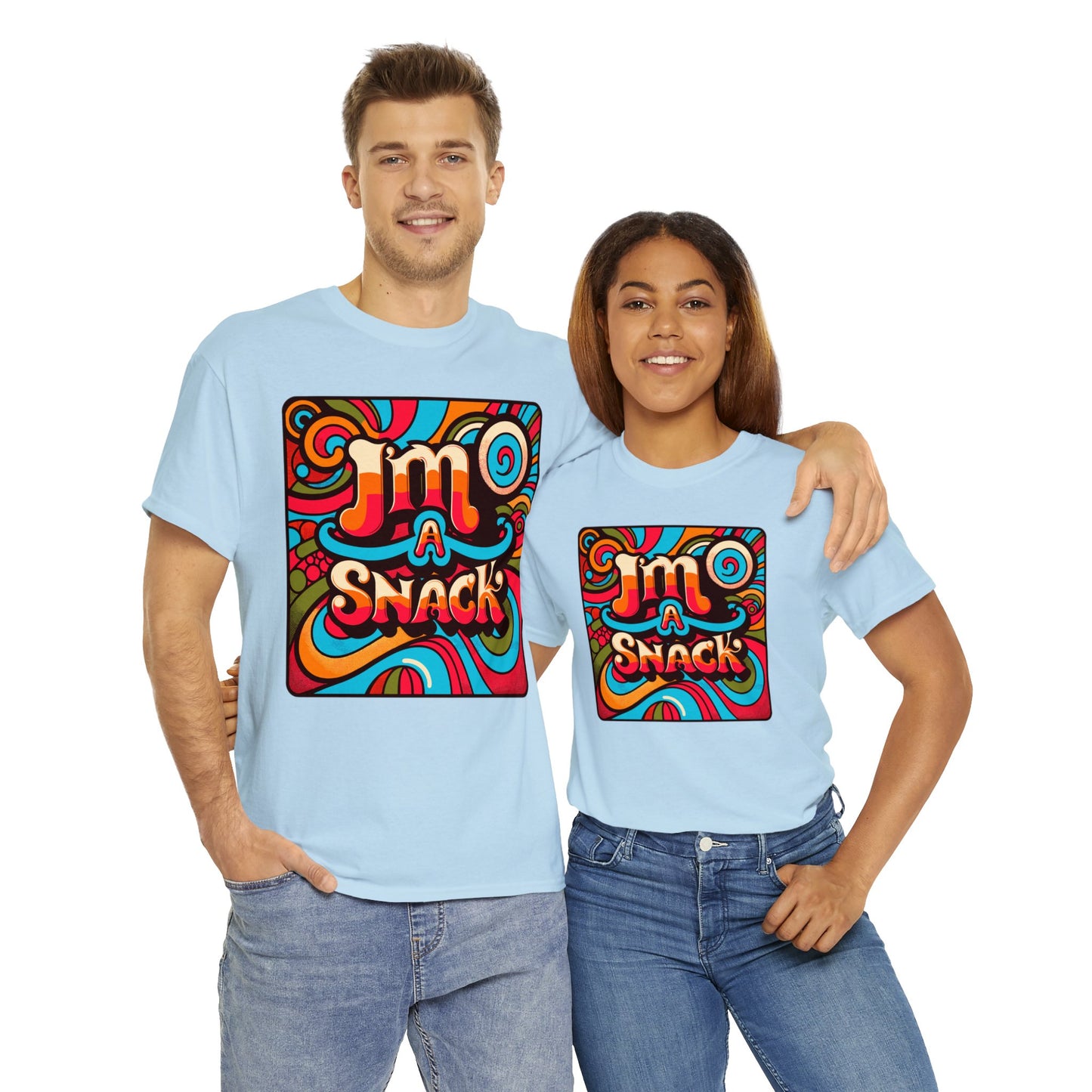 I'm a Snack Unisex Heavy Cotton Tee