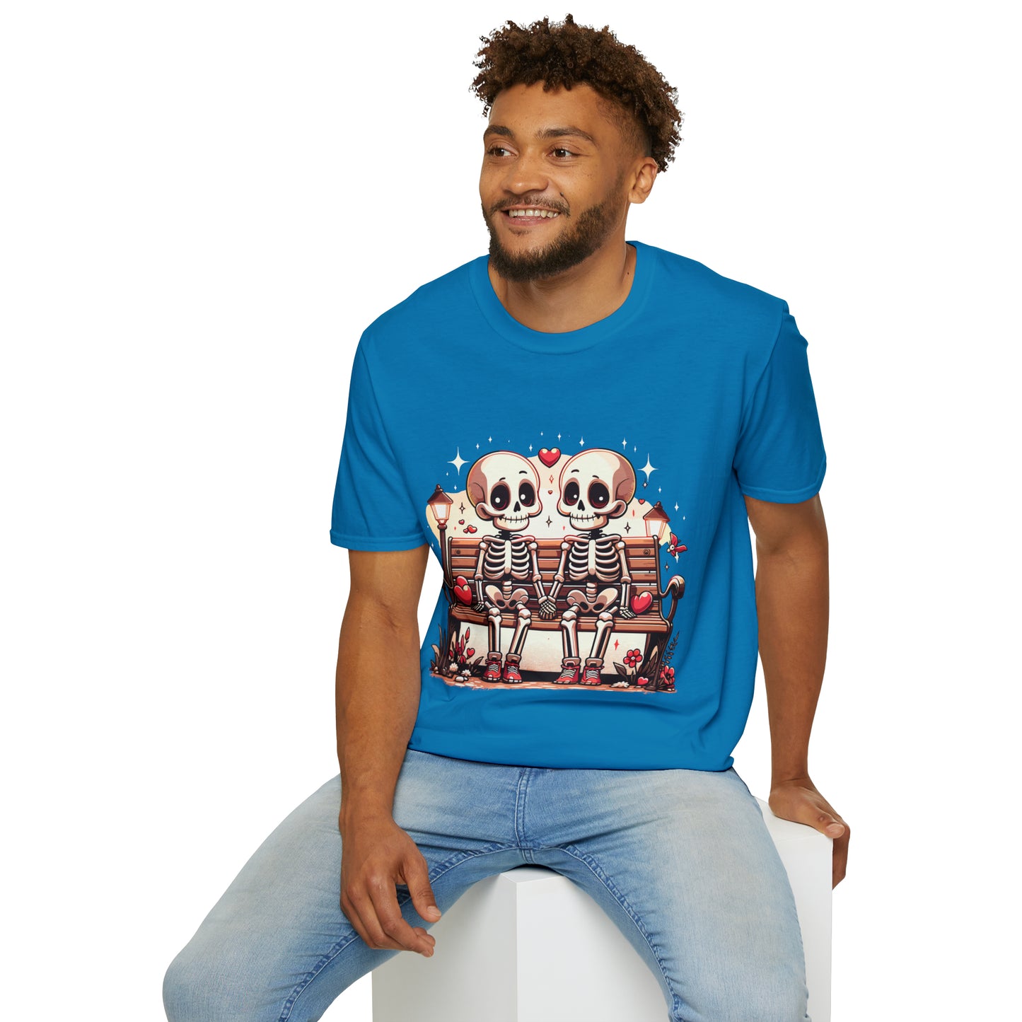 Skeletons in Love Softstyle T-Shirt