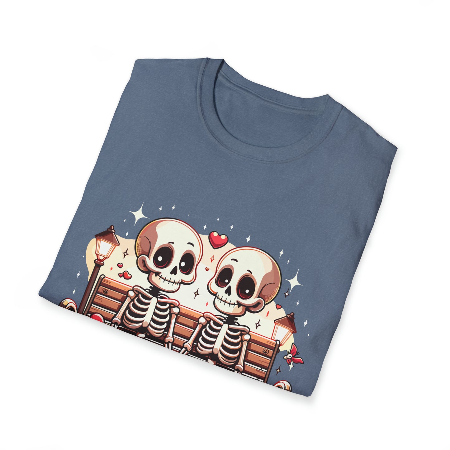 Skeletons in Love Softstyle T-Shirt