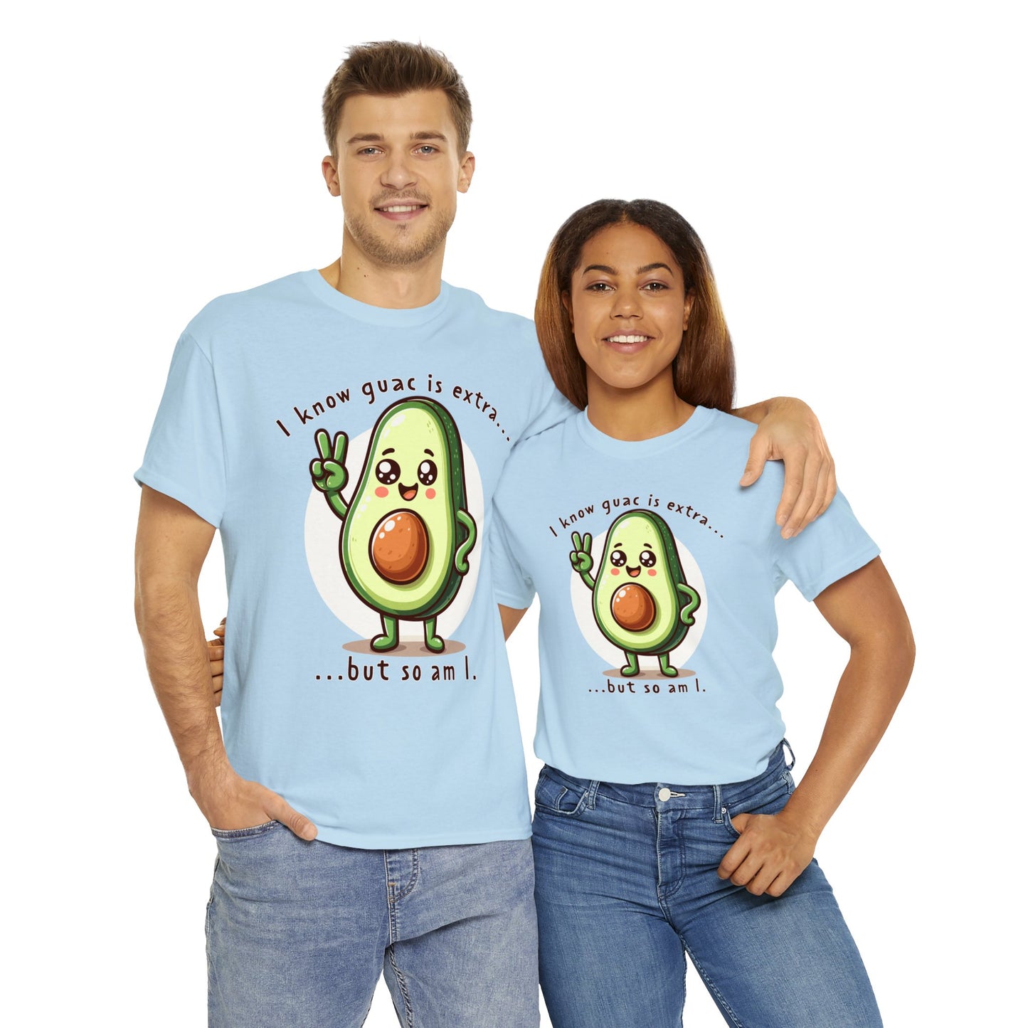 Guac Is Extra Unisex Heavy Cotton Tee