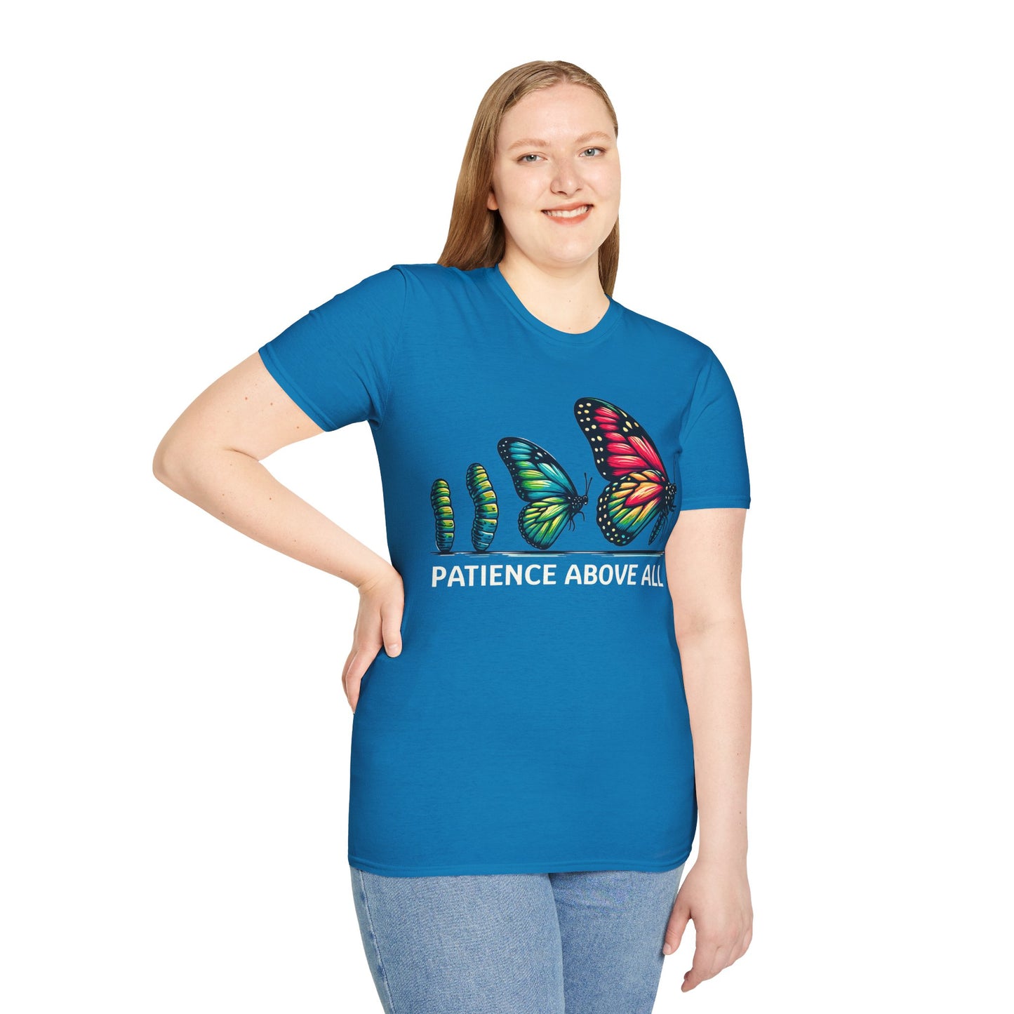 Patience Above All Butterfly Softstyle T-Shirt