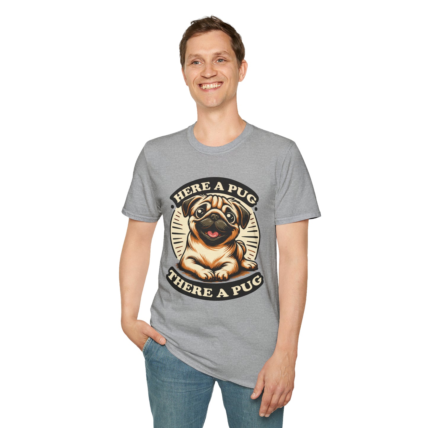 Here a Pug Softstyle T-Shirt