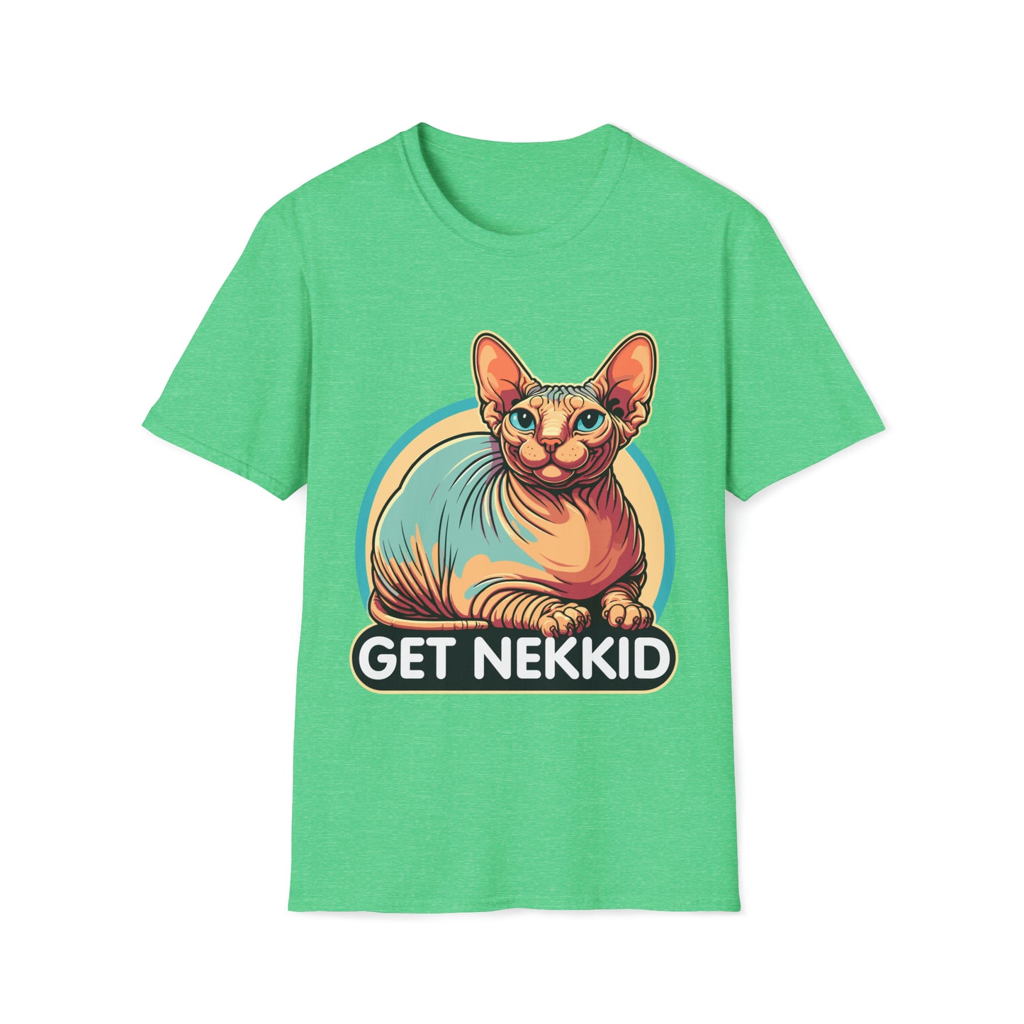 Get Nekkid Sphynx Softstyle T-Shirt